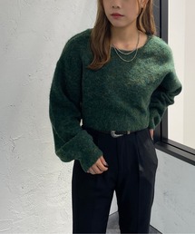 apres jour mignon（アプレジュールミニョン）の「ウール混メランジニット【ZOZOTOWN限定アイテム】（ニット/セーター・レディース）」