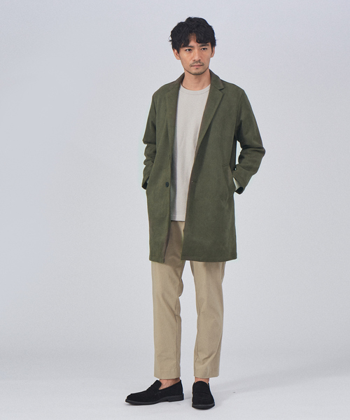 ABAHOUSE GRAY（アバハウスグレイ）の「起毛 ワッフル 長袖 Tシャツ（Tシャツ/カットソー・メンズ・ホワイト/ブラック/オレンジ/グレイッシュベージュ・46/48）」の13枚目の写真