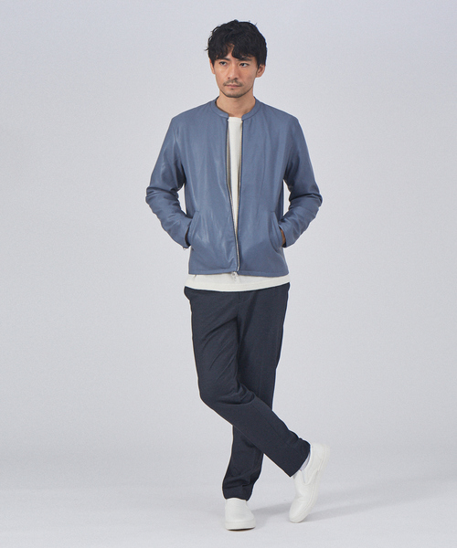 ABAHOUSE GRAY（アバハウスグレイ）の「起毛 ワッフル 長袖 Tシャツ（Tシャツ/カットソー・メンズ・ホワイト/ブラック/オレンジ/グレイッシュベージュ・46/48）」の10枚目の写真