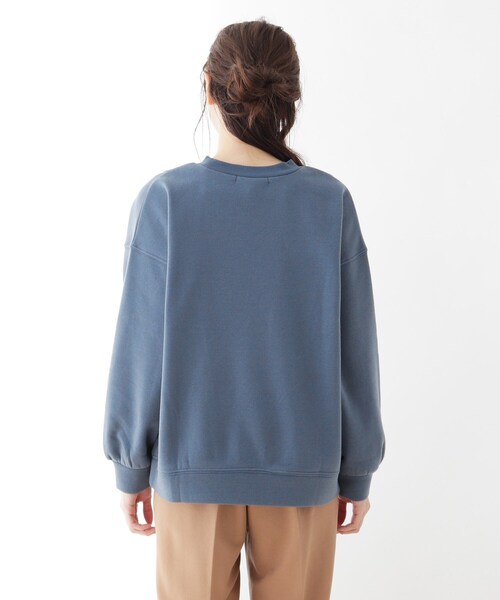 Cutie Blonde(キューティーブロンド)の「◆【S-L】切り替えリメイク風スウェットプルオーバー(スウェット・レディース・グレー系その他/サンドベージュ/ブルー・01/02/03)」の7枚目の写真
