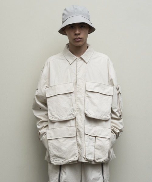 bal（バル）の「【2022春夏】DETACHABLE POCKET FIELD JACKET（カバーオール・レディース・ブラック/サンドベージュ・MEDIUM/LARGE/X-LARGE）」の8枚目の写真