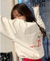 FRUIT OF THE LOOM | 【ROOPTOKYO限定】FRUIT OF THE LOOM/フルーツオブザルーム×火曜び 描き下ろしイラスト ロンT(Tシャツ/カットソー)