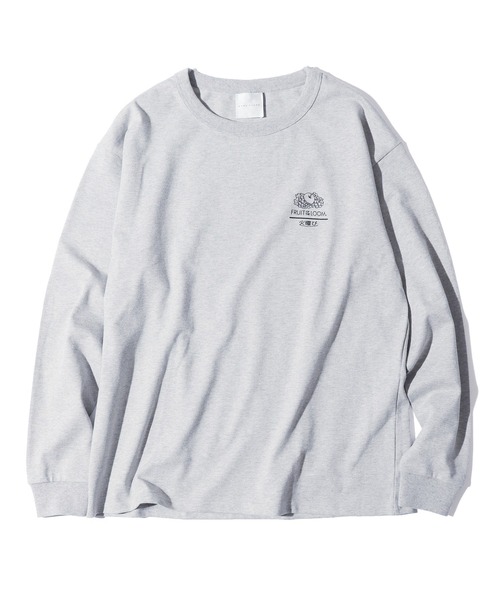 FRUIT OF THE LOOM(フルーツオブザルーム)の「【ROOPTOKYO限定】FRUIT OF THE LOOM/フルーツオブザルーム×火曜び 描き下ろしイラスト ロンT(Tシャツ/カットソー・レディース・グレー/ブラック/ホワイト・XL/L/M)」の15枚目の写真