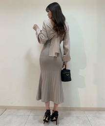 LIPSERVICE | バックシャンリボンマーメイドワンピース(ワンピース)