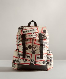 【Hunter×Disney】Mickey Mouse Print Ripstop Packable Back Pack