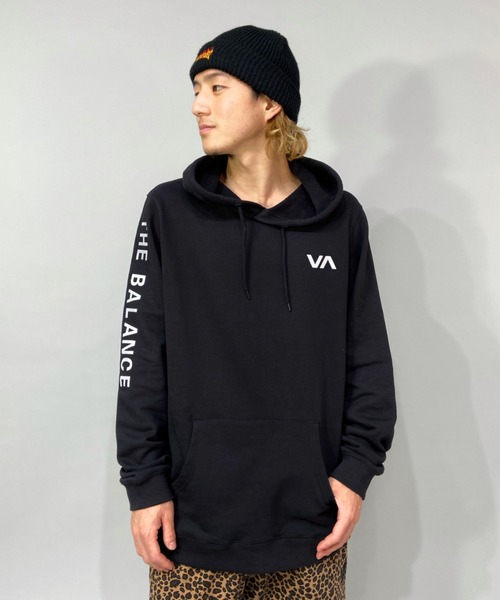RVCA（ルーカ）の「【ZOZOTOWN限定アイテム】RVCA/ルーカ ビッグシルエット バックプリントパーカー BB042-046（パーカー・メンズ・ホワイト/ブラック/グリーン・S/M/L）」の13枚目の写真