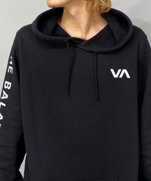 RVCA（ルーカ）の「【ZOZOTOWN限定アイテム】RVCA/ルーカ ビッグシルエット バックプリントパーカー BB042-046（パーカー・メンズ・ホワイト/ブラック/グリーン・S/M/L）」の14枚目の写真