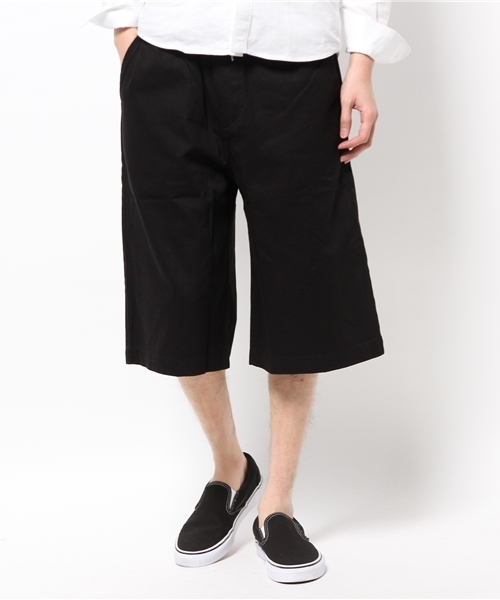 WEGO（ウィゴー）の「WEGO/ワイドショーツ（その他パンツ・メンズ・ブラック/ネイビー・FREE）」の2枚目の写真