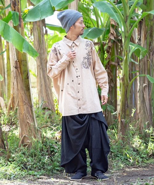 チャイハネ(チャイハネ)の「【チャイハネ】パミナスMEN'S変形ラップワイドパンツ(その他パンツ・メンズ・ブラック/ブラウン/ブルー/グリーン/パープル/ベージュ/オフホワイト/マスタード・FREE)」の15枚目の写真