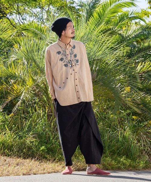 チャイハネ(チャイハネ)の「【チャイハネ】パミナスMEN'S変形ラップワイドパンツ(その他パンツ・メンズ・ブラック/ブラウン/ブルー/グリーン/パープル/ベージュ/オフホワイト/マスタード・FREE)」の22枚目の写真