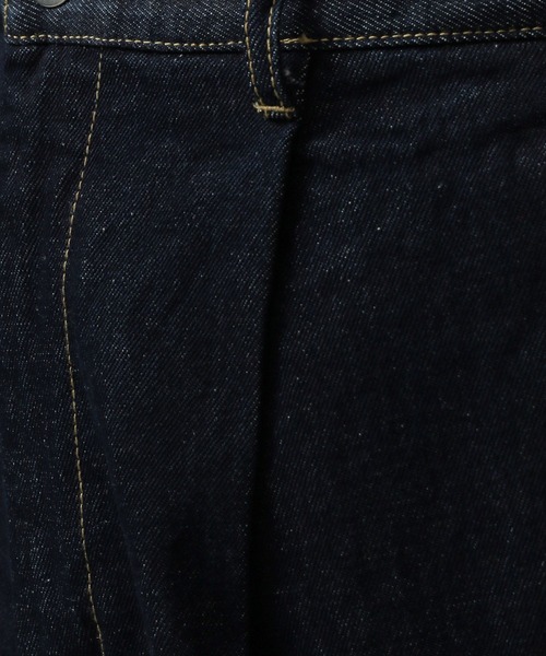 HARE(ハレ)の「デニムワイドフレアパンツ(HARE)(デニムパンツ・メンズ・インディゴブルー/ブラック・SMALL/MEDIUM)」の14枚目の写真