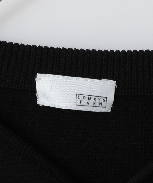 LOWRYS FARM（ローリーズファーム）の「ニットジャケット　261276（ニット/セーター・キッズ・アイボリー/ブラック・110cm/120cm/130cm/140cm/150cm）」の9枚目の写真