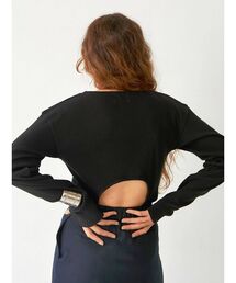 Ungrid | バックオープンフィットロングスリーブTee(Tシャツ/カットソー)