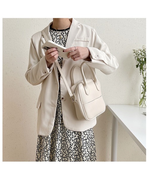 lala Born（ララボーン）の「2wayミニボストン（ハンドバッグ・レディース・ブラック/グレー/イエロー/アイボリー・FREE）」の9枚目の写真