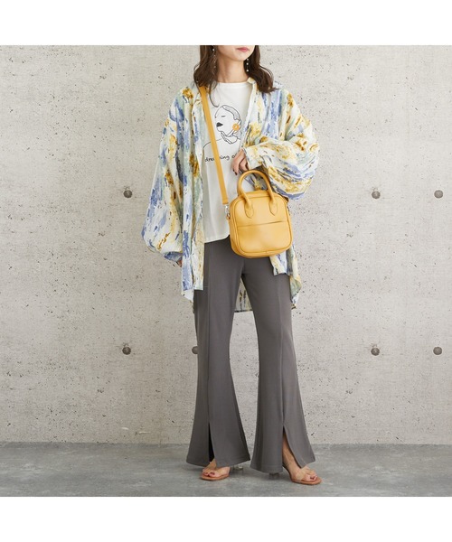 lala Born（ララボーン）の「2wayミニボストン（ハンドバッグ・レディース・ブラック/グレー/イエロー/アイボリー・FREE）」の13枚目の写真