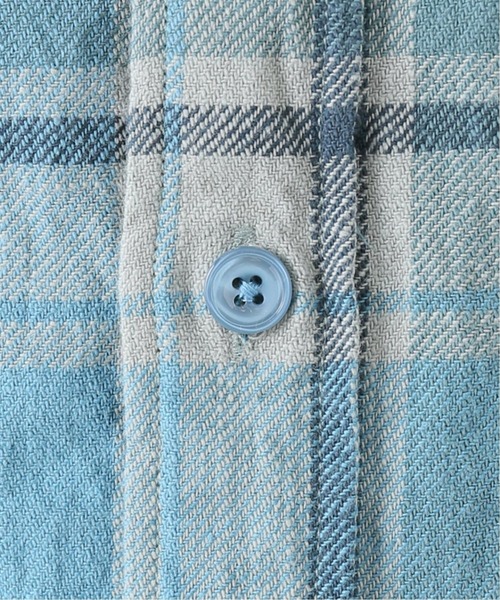 EDIFICE LA BOUCLE（エディフィスラブークル）の「【LA BOUCLE / ラブークル】オーバーマウンテンシャツ チェック（シャツ/ブラウス・メンズ・アイボリー/モスグリーン/スカイブルー・1/2）」の15枚目の写真