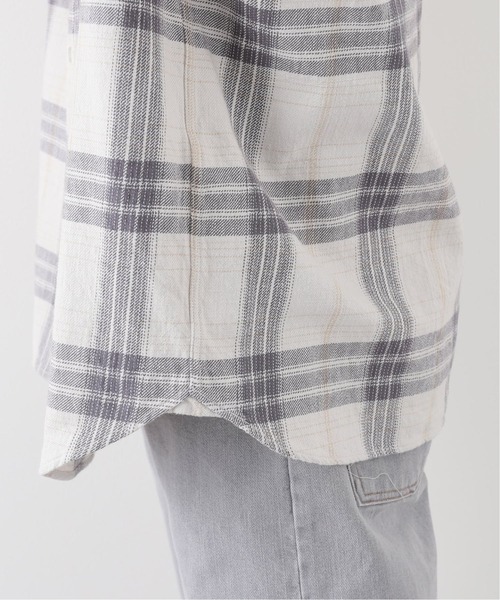 EDIFICE LA BOUCLE（エディフィスラブークル）の「【LA BOUCLE / ラブークル】オーバーマウンテンシャツ チェック（シャツ/ブラウス・メンズ・アイボリー/モスグリーン/スカイブルー・1/2）」の16枚目の写真