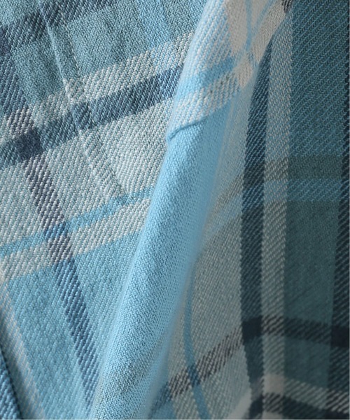 EDIFICE LA BOUCLE（エディフィスラブークル）の「【LA BOUCLE / ラブークル】オーバーマウンテンシャツ チェック（シャツ/ブラウス・メンズ・アイボリー/モスグリーン/スカイブルー・1/2）」の20枚目の写真