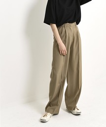 me+em select | センタープレスストレートパンツ(スラックス)