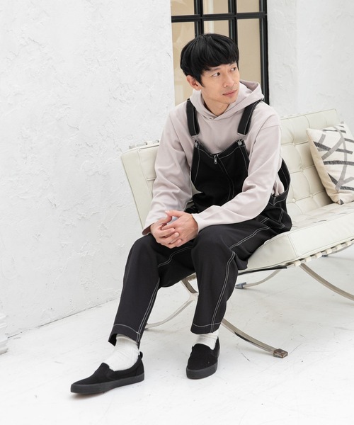 LAKOLE（ラコレ）の「ステップツイルオーバーオール[セットアップ対応] / 261225（サロペット/オーバーオール・メンズ・ブラック/グレー/ネイビー・MEDIUM/LARGE）」の16枚目の写真