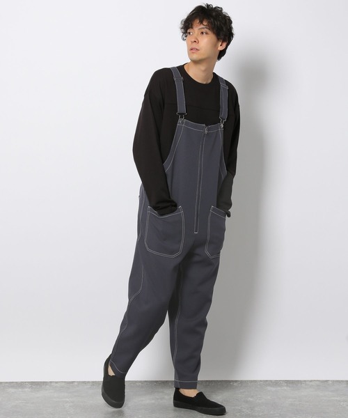 LAKOLE（ラコレ）の「ステップツイルオーバーオール[セットアップ対応] / 261225（サロペット/オーバーオール・メンズ・ブラック/グレー/ネイビー・MEDIUM/LARGE）」の21枚目の写真