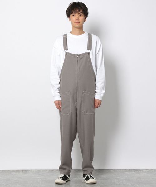 ちゅら出品　グレープ×2 LAKOLE（ラコレ）の「ステップツイルオーバーオール[セットアップ対応