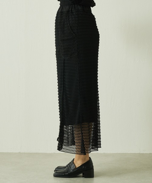 Lui's（ルイス）の「レイヤードメッシュスカート（スカート・レディース・ホワイト/ブラック/イエロー・FREE）」の10枚目の写真