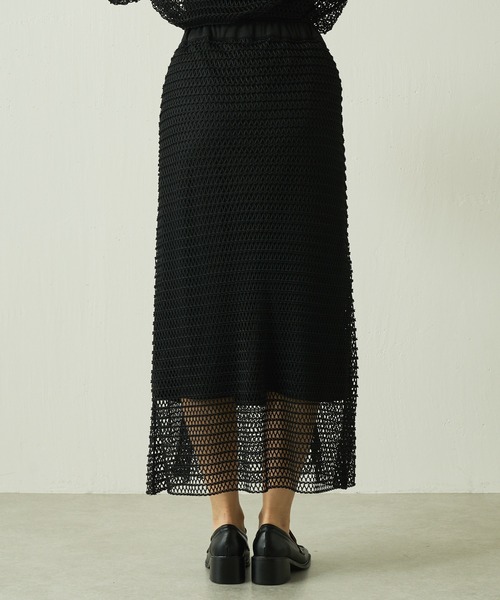 Lui's（ルイス）の「レイヤードメッシュスカート（スカート・レディース・ホワイト/ブラック/イエロー・FREE）」の11枚目の写真