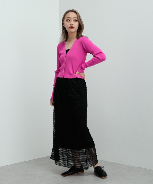 Lui's（ルイス）の「レイヤードメッシュスカート（スカート・レディース・ホワイト/ブラック/イエロー・FREE）」の21枚目の写真