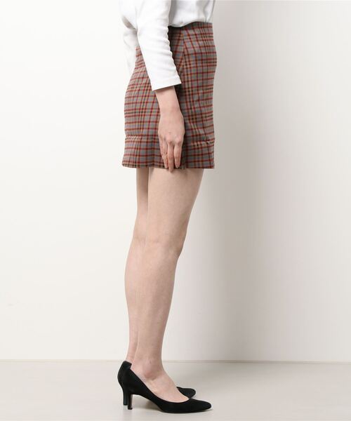 lissi Boutique(リージーブティック)の「【lissi Boutique】ヴィンテージハイウェストチエックミニスカート(スカート・レディース・ブラウン・MEDIUM)」の7枚目の写真
