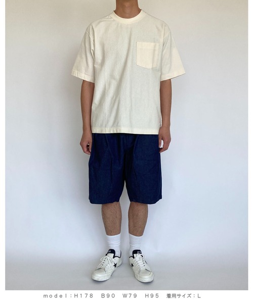BROOKLYN OVERALL(ブルックリンオーバーオール)の「バルーンショーツ(デニムパンツ・メンズ・その他1/ネイビー・MEDIUM/LARGE)」の16枚目の写真