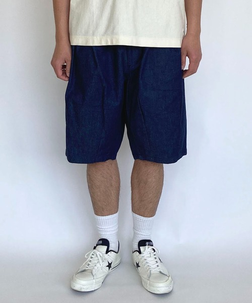 BROOKLYN OVERALL(ブルックリンオーバーオール)の「バルーンショーツ(デニムパンツ・メンズ・その他1/ネイビー・MEDIUM/LARGE)」の20枚目の写真