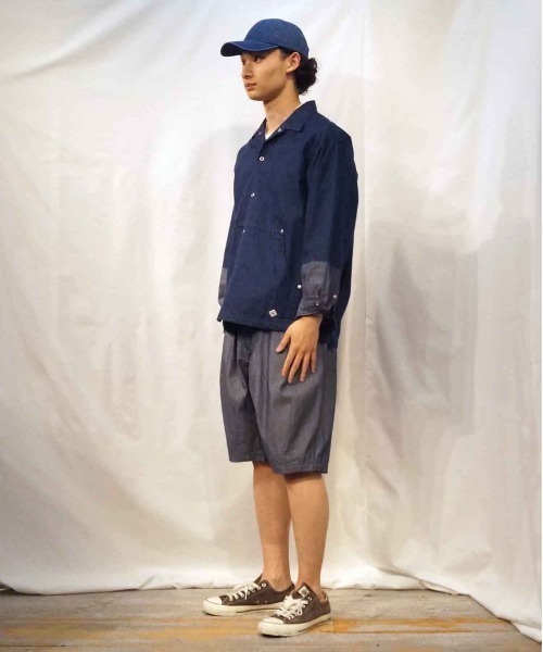 BROOKLYN OVERALL(ブルックリンオーバーオール)の「バルーンショーツ(デニムパンツ・メンズ・その他1/ネイビー・MEDIUM/LARGE)」の12枚目の写真