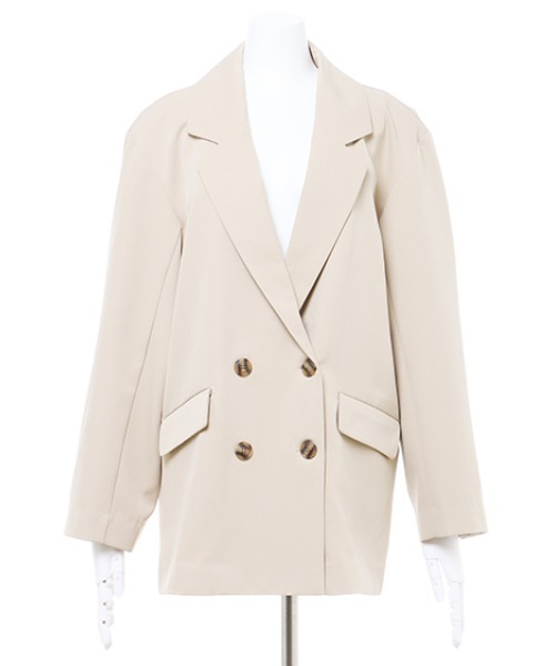 INGNI（イング）の「Wテーラー／ジャケット(セットアップ対応)（テーラードジャケット・レディース・ブラック/ベージュ/グリーン/ブラウン系その他2・M）」の17枚目の写真