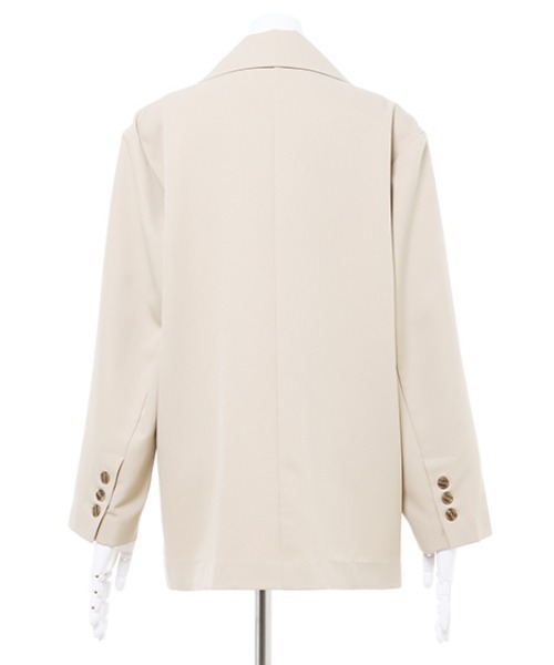 INGNI（イング）の「Wテーラー／ジャケット(セットアップ対応)（テーラードジャケット・レディース・ブラック/ベージュ/グリーン/ブラウン系その他2・M）」の19枚目の写真