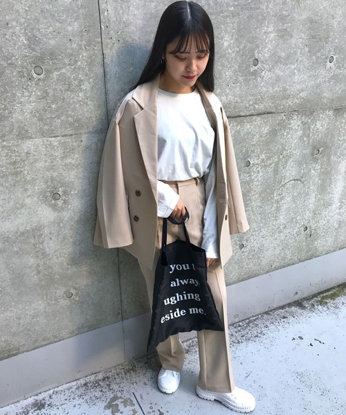 INGNI（イング）の「Wテーラー／ジャケット(セットアップ対応)（テーラードジャケット・レディース・ブラック/ベージュ/グリーン/ブラウン系その他2・M）」の7枚目の写真