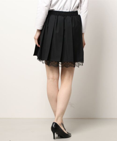 Jamie エーエヌケー(ジェイミーエーエヌケー)の「プリーツSK(スカート・レディース・ブラック/ブルー・M)」の4枚目の写真