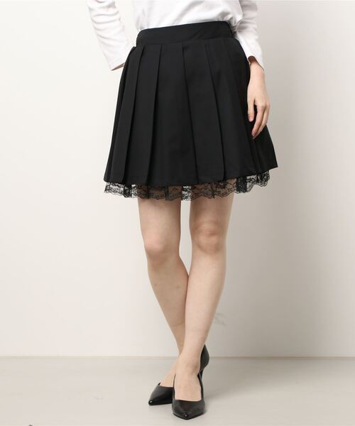 Jamie エーエヌケー(ジェイミーエーエヌケー)の「プリーツSK(スカート・レディース・ブラック/ブルー・M)」の13枚目の写真