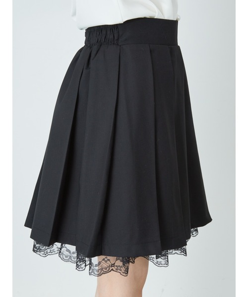 Jamie エーエヌケー(ジェイミーエーエヌケー)の「プリーツSK(スカート・レディース・ブラック/ブルー・M)」の8枚目の写真