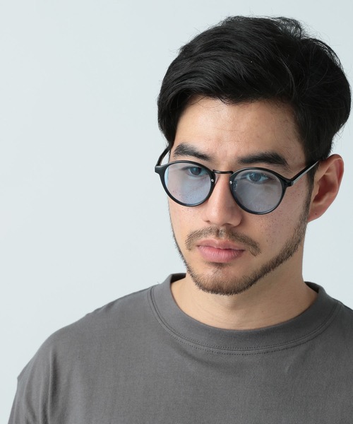 BAYFLOW（ベイフロー）の「ラウンドサングラス 22SS（サングラス・メンズ・グレー/グリーン/クリアブルー・FREE）」の3枚目の写真