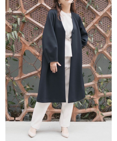 kaene（カエン）の「ハイストレッチパンツ【セットアップ対応】（スーツパンツ・レディース・ブラック/ライトベージュ・38/34/36）」の16枚目の写真