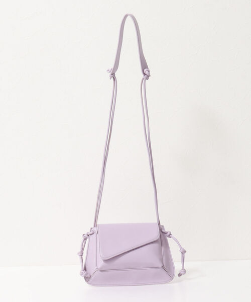 NOLLEY’S(ノーリーズ)の「【LE VERNIS/ルベルニ】◇【WEB限定】ソリッドボディショルダーバッグ(ショルダーバッグ・レディース・ラベンダー/ブラック/ベージュ・FREE)」の1枚目の写真
