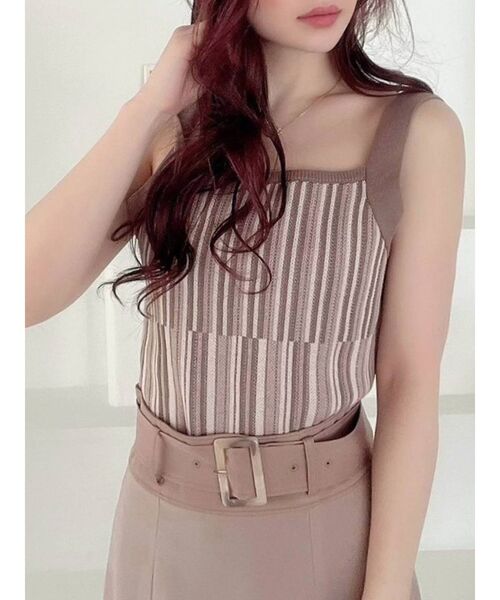 RESEXXY（リゼクシー）の「ベーシックニットタンクトップス（タンク