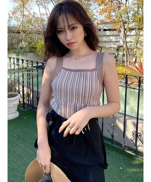 セール】ベーシックニットタンクトップス（タンクトップ）｜RESEXXY