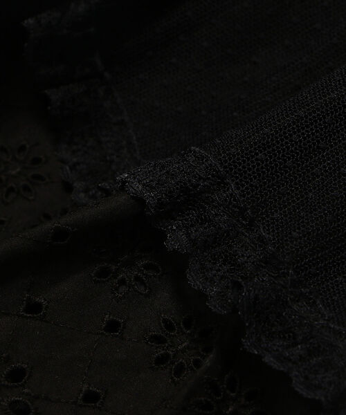 BEAMS BOY（ビームスボーイ）の「TORI-TO × BEAMS BOY / レース ティアード ショートスリーブ（Tシャツ/カットソー・レディース・ホワイト/ブラック・ONE SIZE）」の20枚目の写真