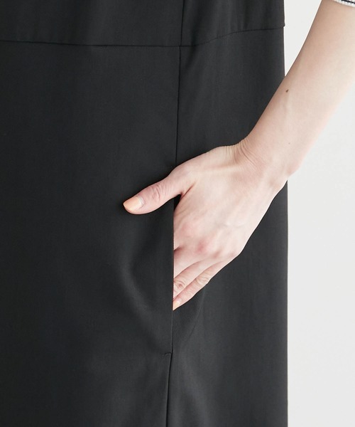 ROPE' PICNIC（ロペピクニック）の「センタータックオールインワン（つなぎ/オールインワン・レディース・ブラック/ベージュ・38/36）」の14枚目の写真