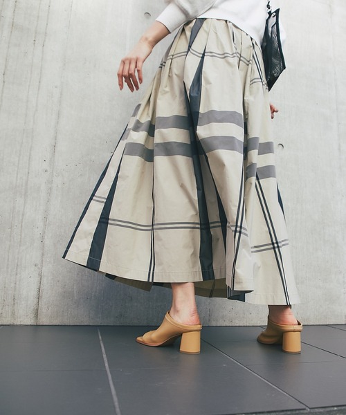 un dix cors（アンディコール）の「待望の新色追加！　チェックスカート（スカート・レディース・ホワイト/ブラック/ブルー/レッド/グリーン/ボルドー/ブルー系その他・FREE）」の15枚目の写真