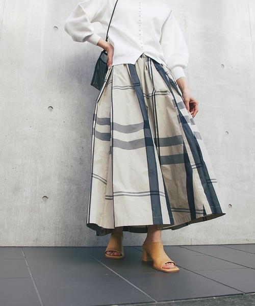 un dix cors（アンディコール）の「待望の新色追加！　チェックスカート（スカート・レディース・ホワイト/ブラック/ブルー/レッド/グリーン/ボルドー/ブルー系その他・FREE）」の16枚目の写真