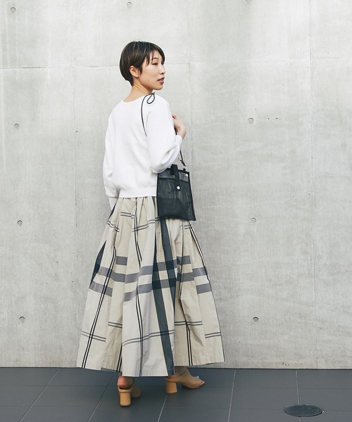 un dix cors（アンディコール）の「待望の新色追加！　チェックスカート（スカート・レディース・ホワイト/ブラック/ブルー/レッド/グリーン/ボルドー/ブルー系その他・FREE）」の17枚目の写真