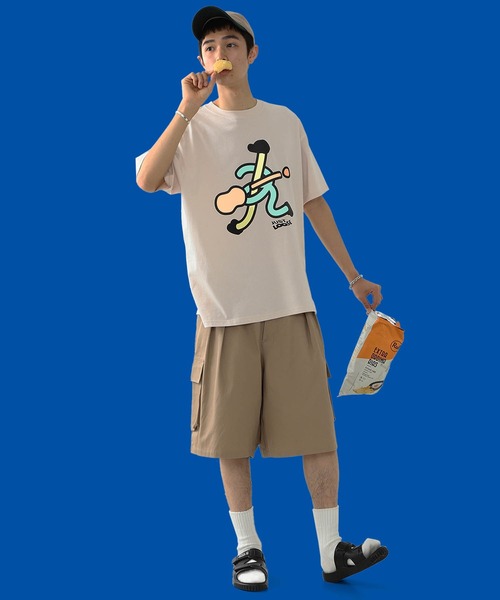 YUYA × BeAMS DOT(ユウヤバイビームスドット)の「YUYA × BeAMS DOT / インタック ハーフ カーゴショーツ(その他パンツ・メンズ・ブラック/ベージュ・MEDIUM/LARGE)」の7枚目の写真